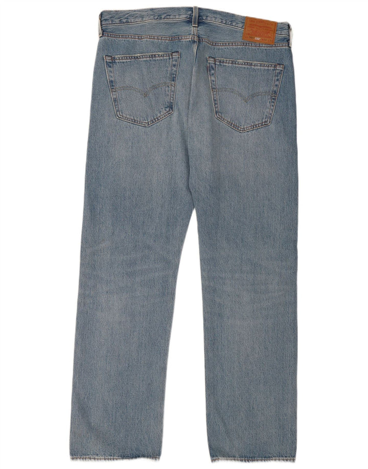 Levi's Jean Droit 501 Homme W36 L32 Bleu Patchwork Coton