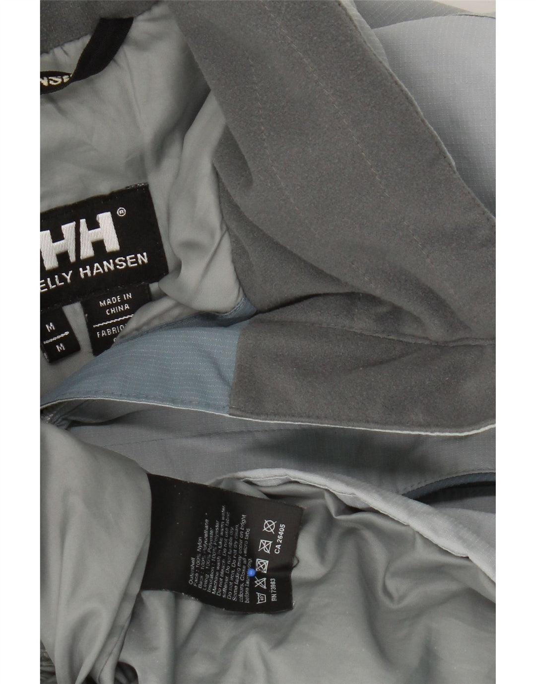 HELLY HANSEN Veste coupe-vent à capuche pour femme UK 14 Nylon bleu moyen