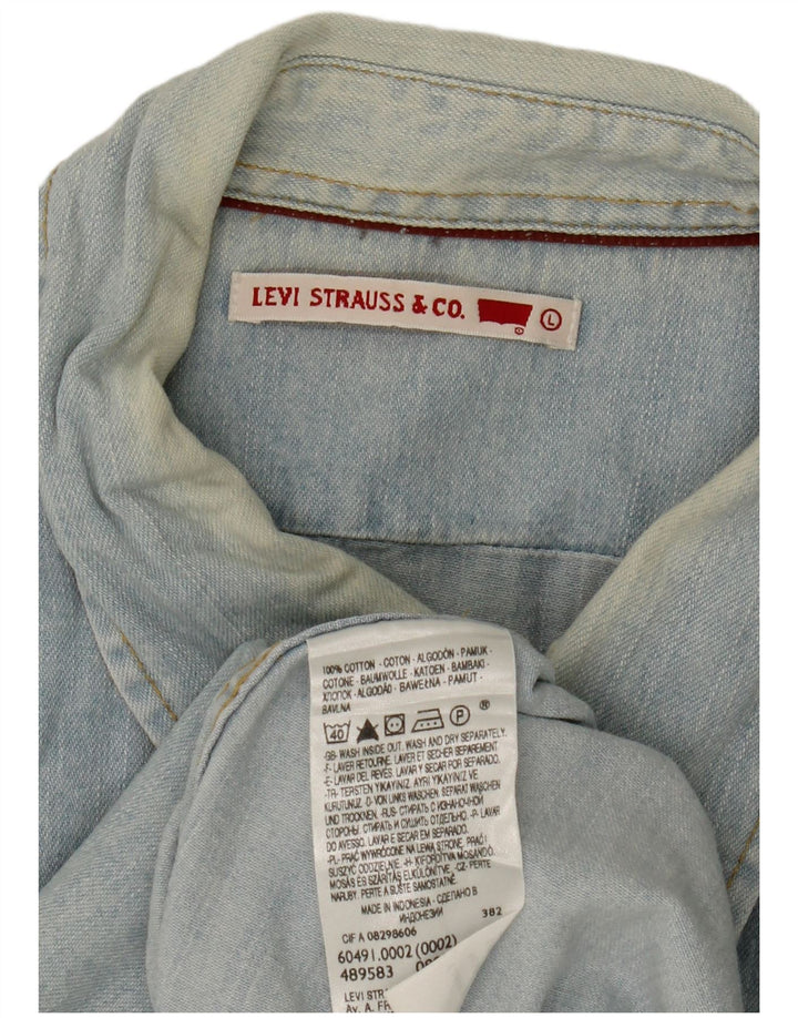 Levi's Chemise en Jean Large Homme Bleu Coton