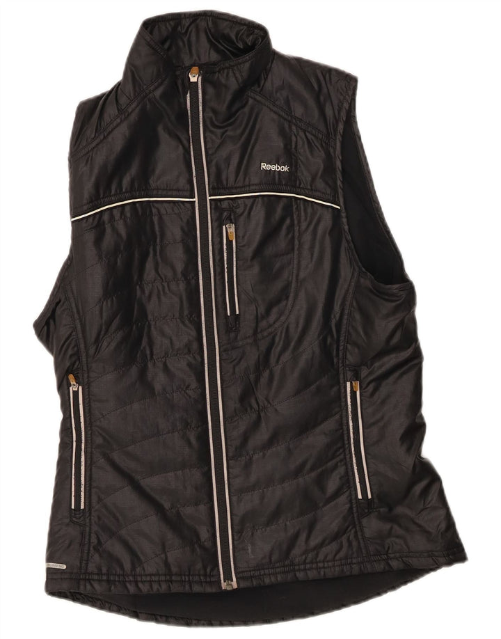 Reebok Gilet rembourré pour femme UK 44 Medium Noir