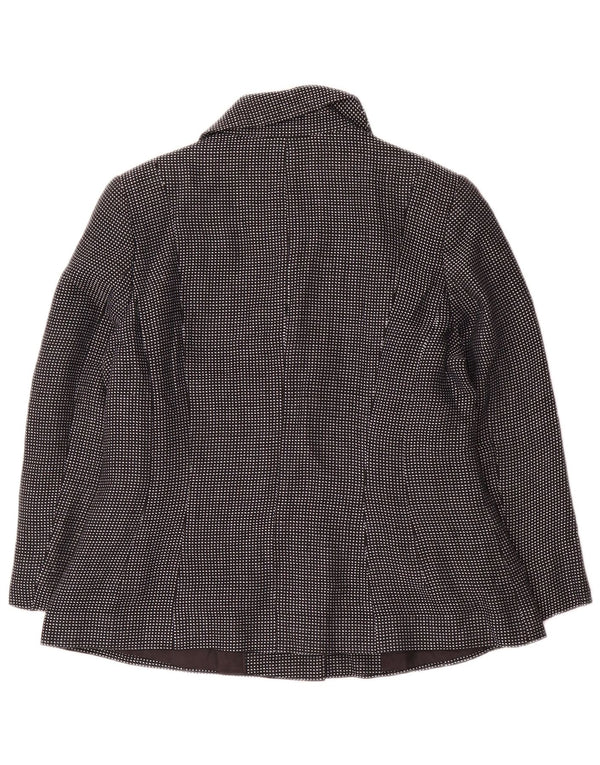 Marks & Spencer Veste blazer à 4 boutons pour femme UK 14 Bleu marine moyen