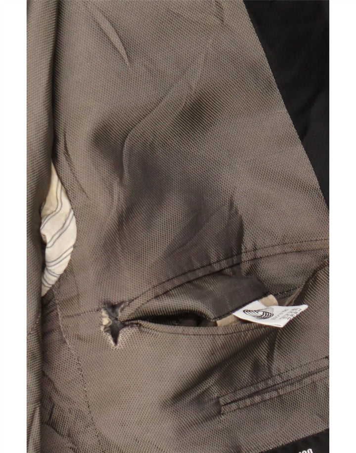 Hugo Boss Veste blazer 1 bouton pour homme IT 52 XL Laine noire