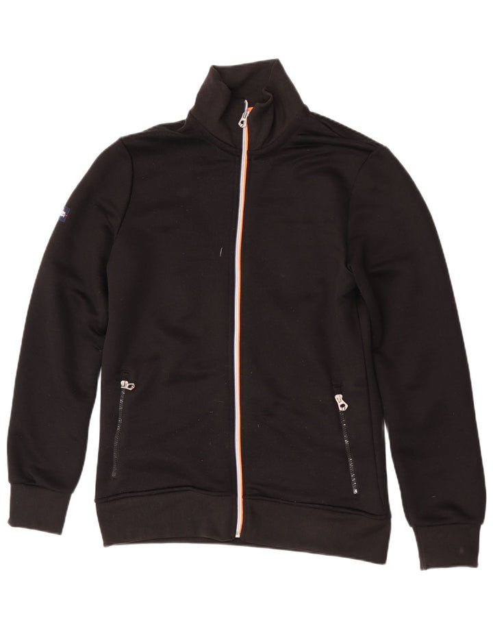 Superdry Veste de survêtement pour homme Noir moyen Polyester