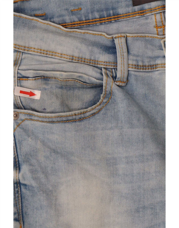 Zara Jean Slim Homme EU 40 Moyen W31 L26 Bleu Coton