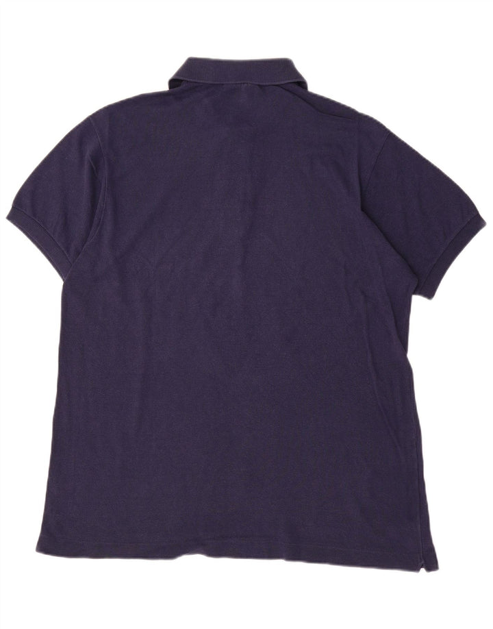 LACOSTE Polo Homme Taille 5 Grand Coton Bleu Marine