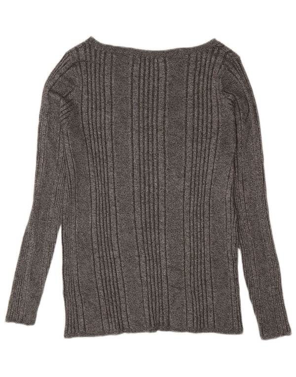 Marks & Spencer Haut à manches longues pour femme UK 18 XL Gris Viscose