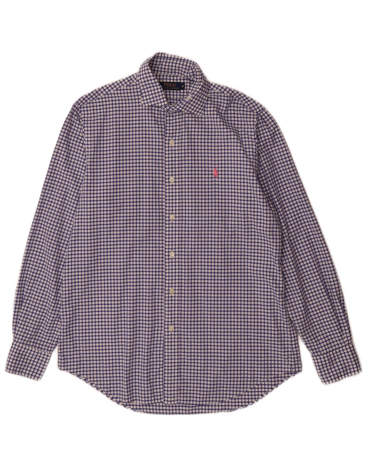 Polo Ralph Lauren Chemise Homme Bleu Moyen Vichy Coton