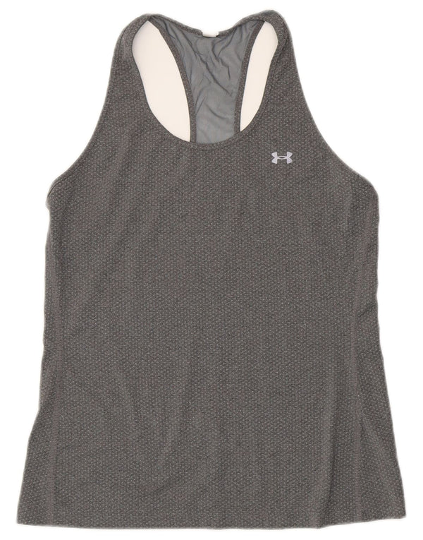Under Armour Heat Gear Débardeur UK 12 Gris Moyen Polyester