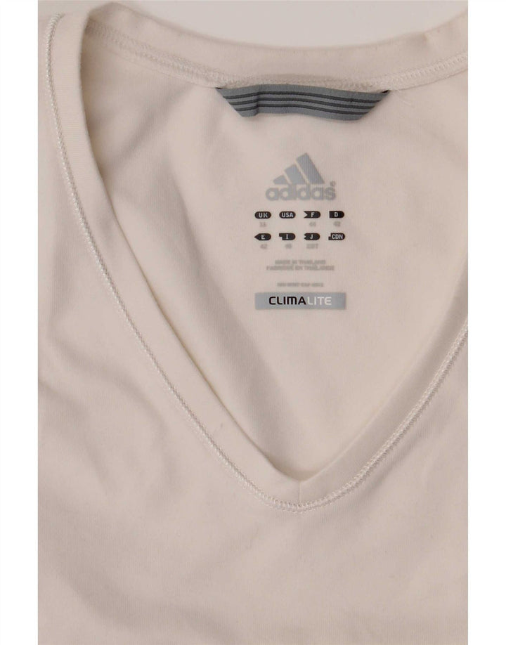 Adidas Climalite Débardeur pour femme UK 12 Blanc moyen