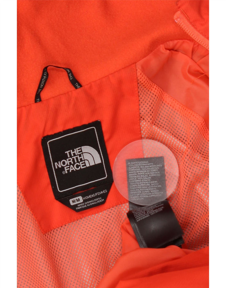 The North Face Veste de pluie à capuche pour femme UK 14 Orange moyen Polyester