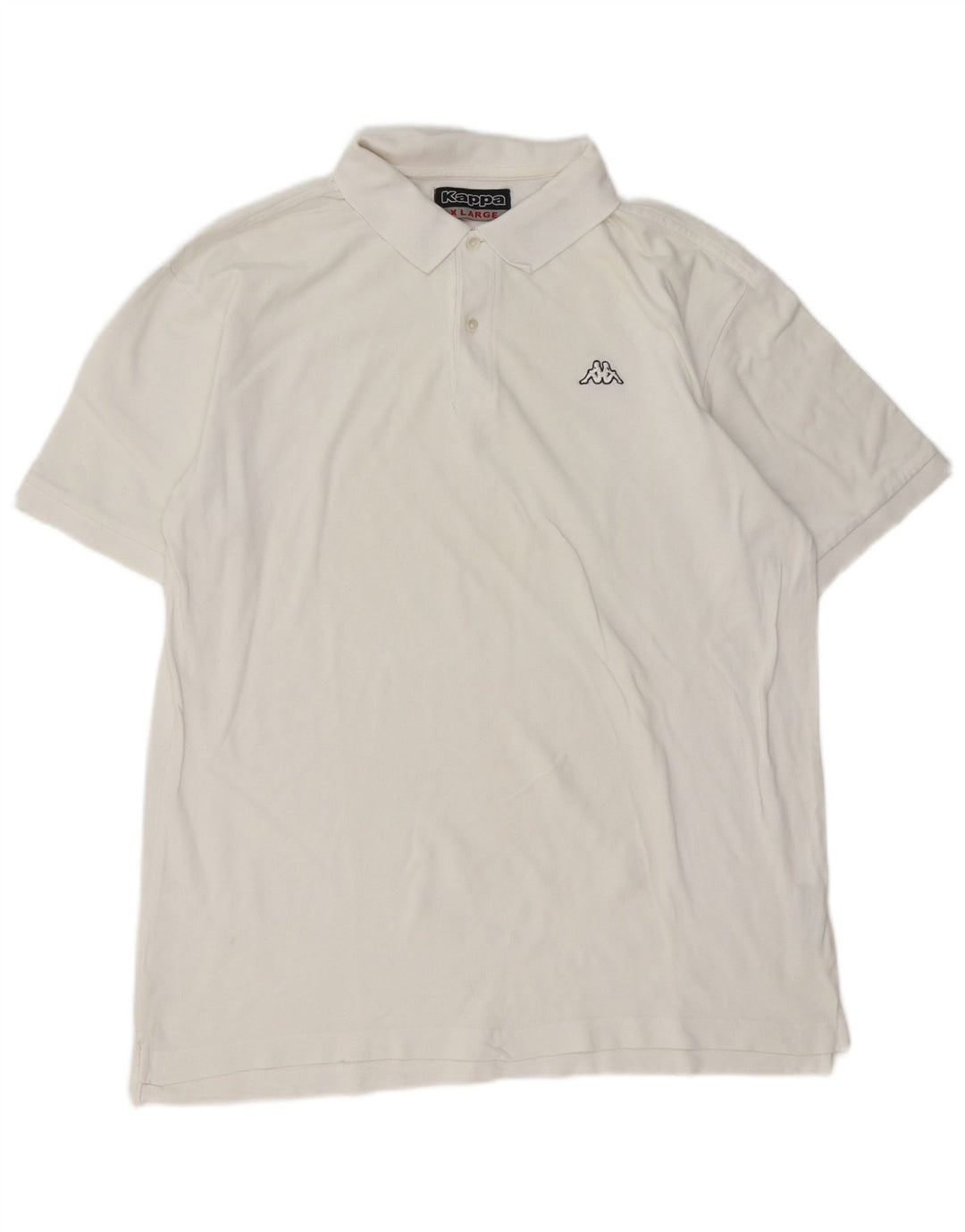 Kappa Polo Homme XL Blanc Coton