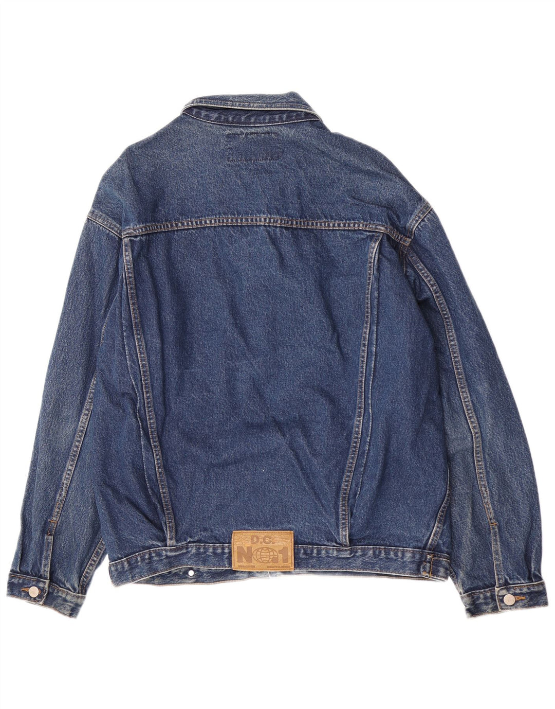 veste en denim homme vintage UK 42 XL Coton Bleu