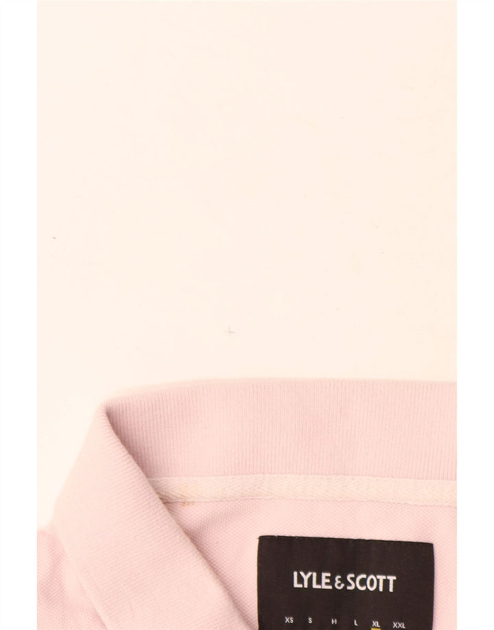 Lyle & Scott Polo Homme XL Rose Coton