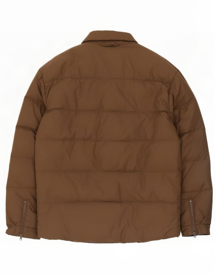 Armani Veste matelassée homme UK 44 2XL Marron Polyamide