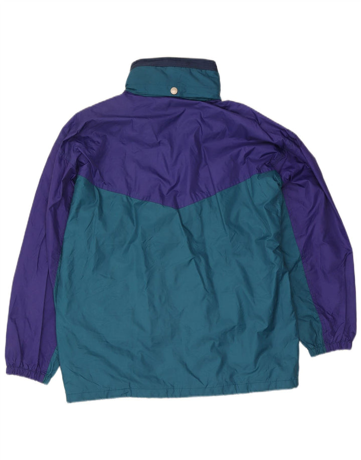 Brugi Veste de survêtement à capuche pour homme Small Bleu marine Colourblock