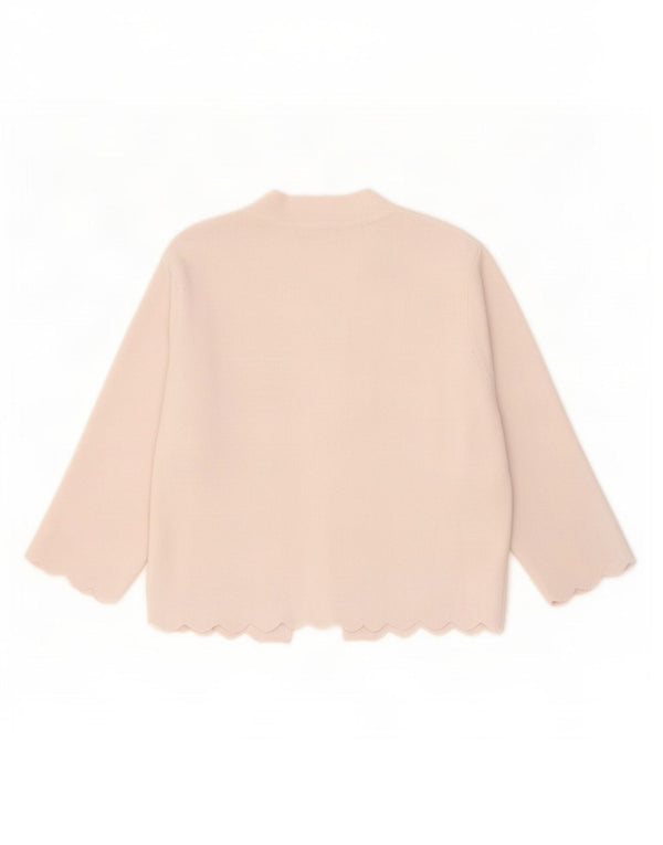 Marks & Spencer Pull cardigan à manches 3/4 pour femme UK 12 Medium Off White