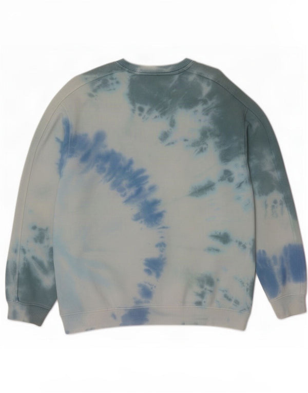 Zara Sweat-shirt Fille 13-14 ans Bleu Tie Dye Coton