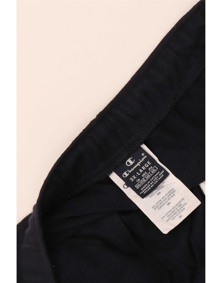 Champion Pantalon de survêtement régulier pour homme 3XL Bleu marine Coton