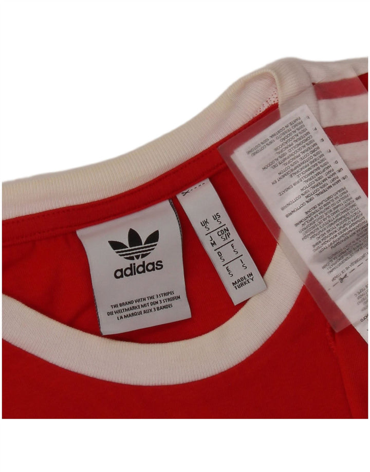 ADIDAS T-Shirt Homme Petit Rouge Coton