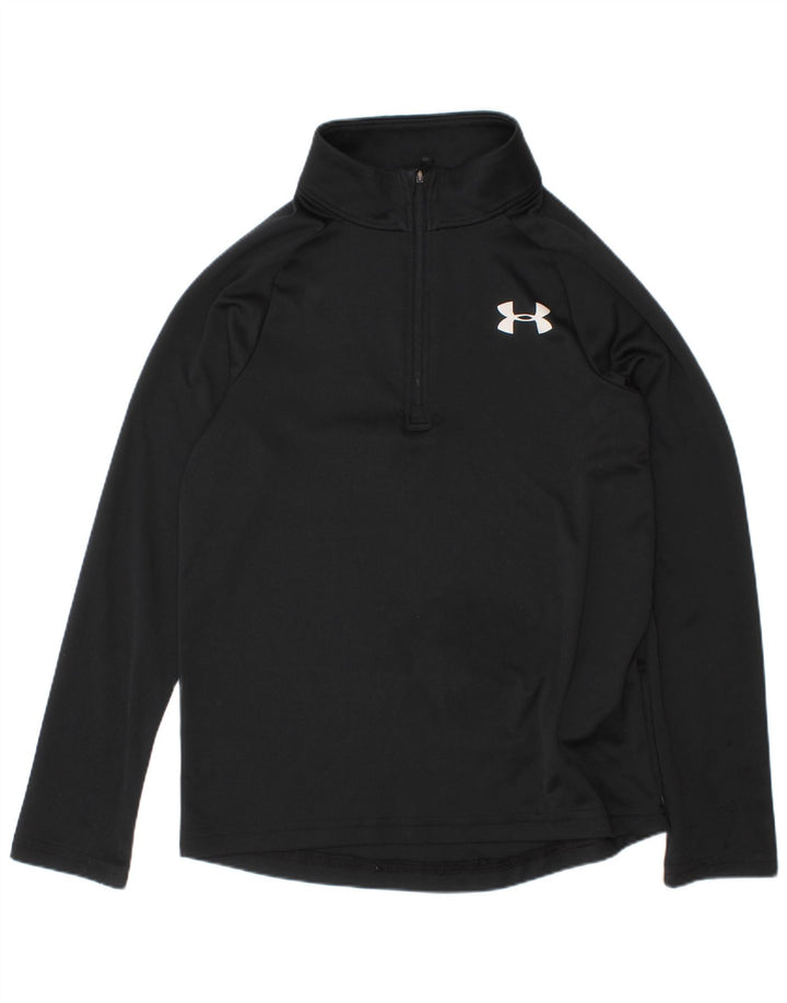 UNDER ARMOUR Haut de survêtement Heat Gear pour garçon 7-8 ans Petit Noir