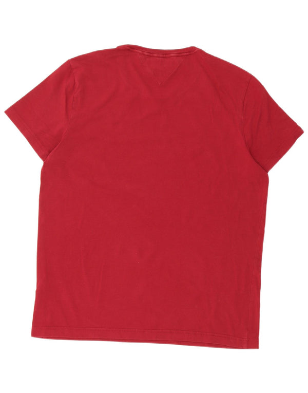 Tommy Hilfiger T-Shirt Extra Slim Homme Rouge XL Coton