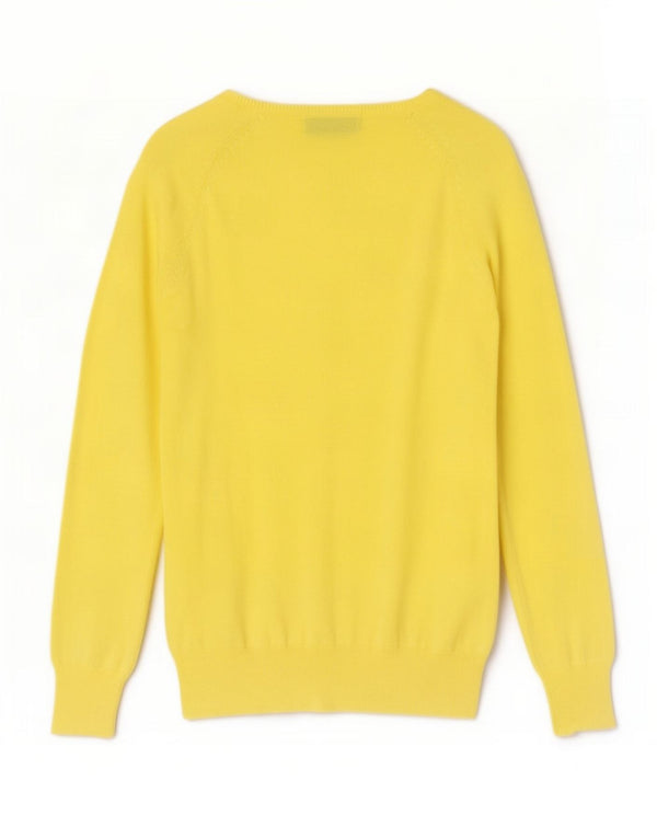 Zara Cardigan Femme Pull UK 18 XL Jaune