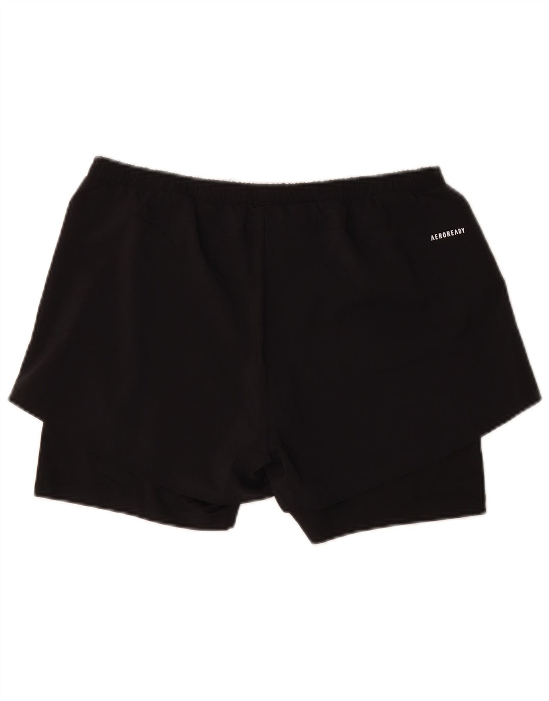 Adidas Short de sport pour femme UK 12/14 Polyester noir moyen