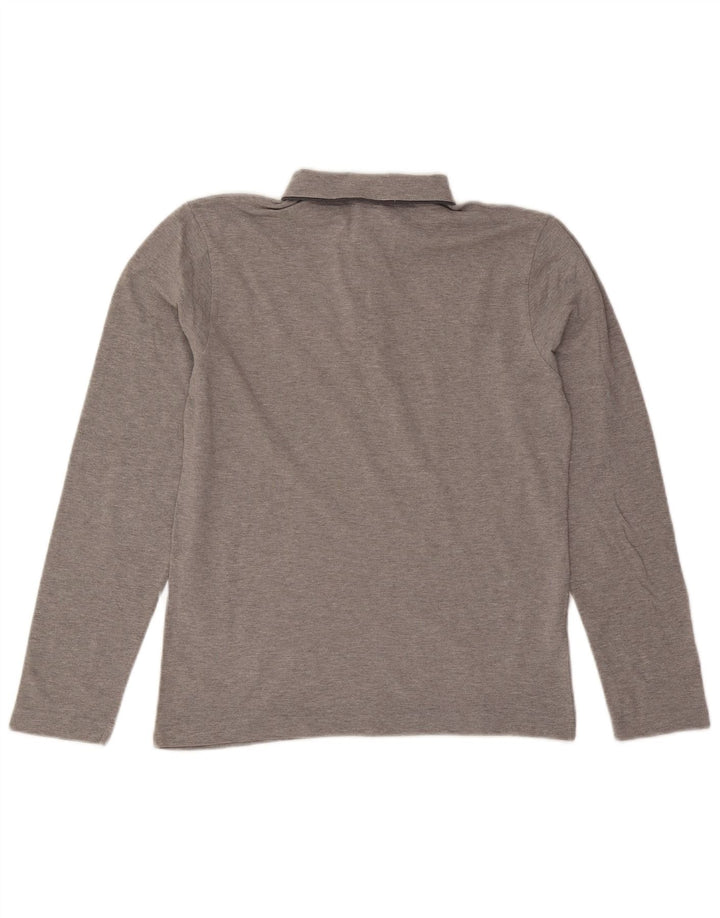 Calvin Klein Polo à manches longues pour homme Petit gris