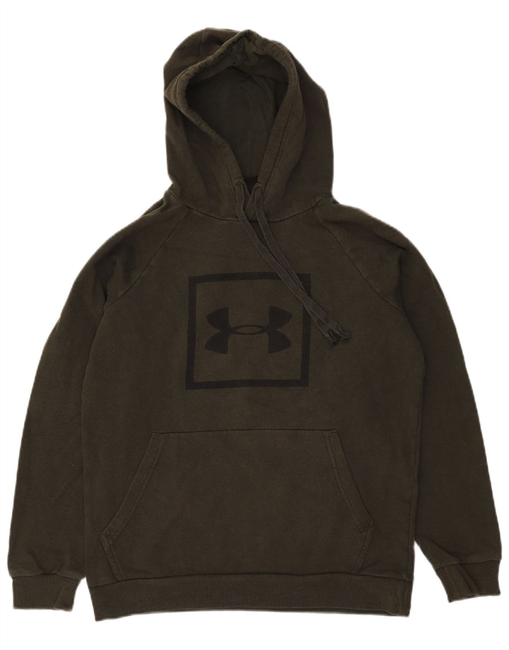 Under Armour Pull à Capuche Graphique Homme Kaki Petit