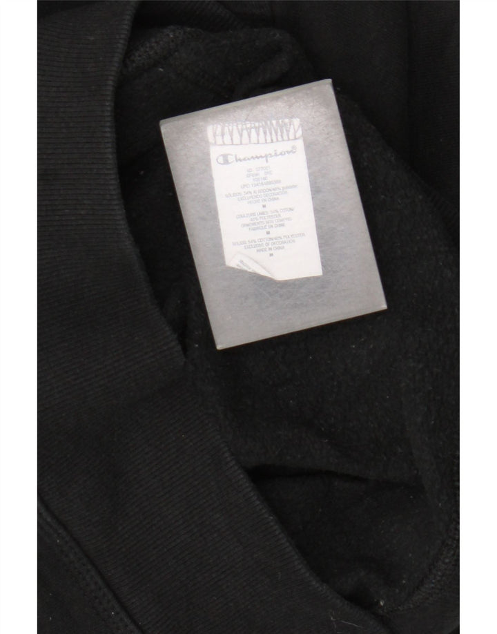 Champion Pull à capuche pour homme en coton noir moyen