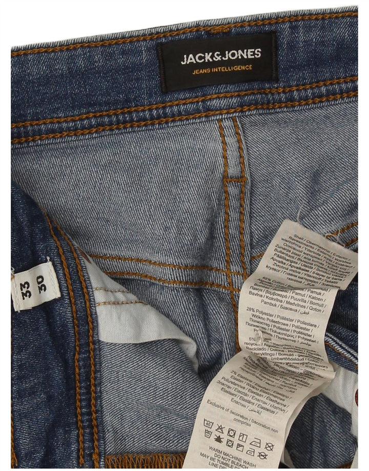Jack & Jones Jean Slim W33 L30 Homme Bleu Coton