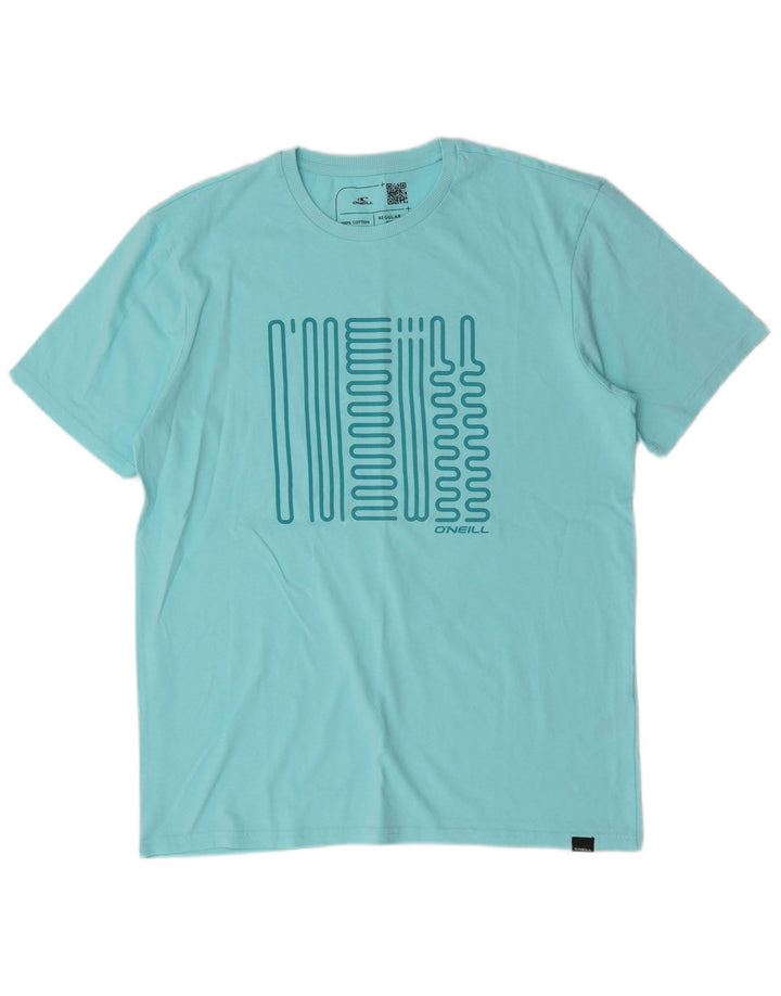 O'Neill T-Shirt Graphique Coupe Regular Homme Bleu Moyen Coton