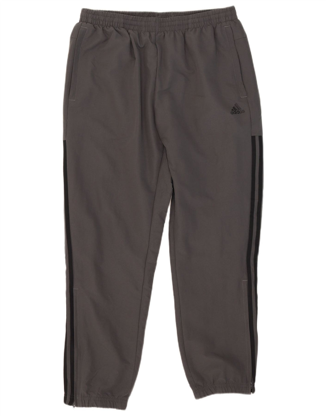 Adidas Pantalon de survêtement pour homme Pantalon de jogging Large Gris Polyester