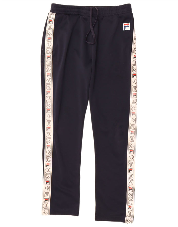 Fila Pantalon de Survêtement Graphique Homme Bleu Marine Moyen Colourblock