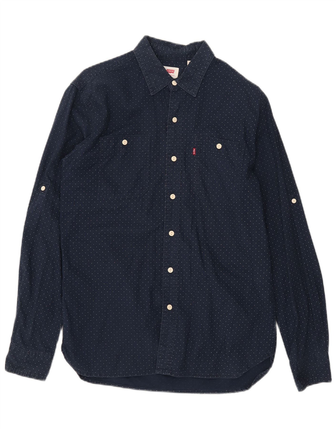 Levi's Chemise Homme Bleu Marine Moyen Spotted Cotton