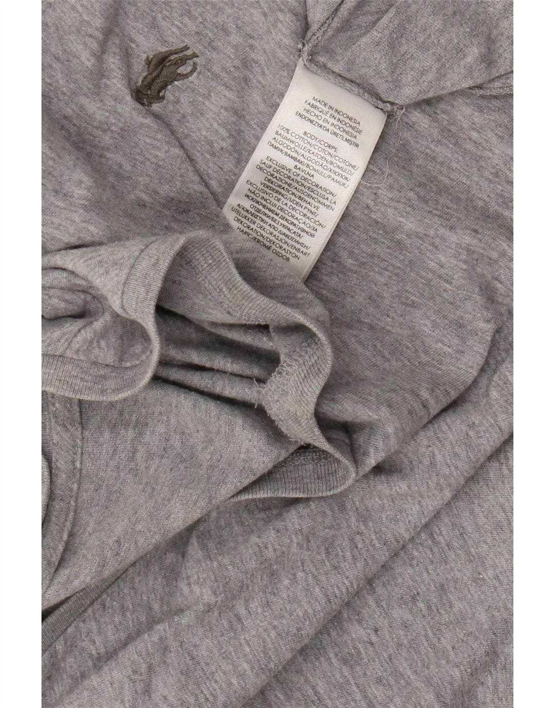 Polo Ralph Lauren T-Shirt Homme Gris Moyen Coton