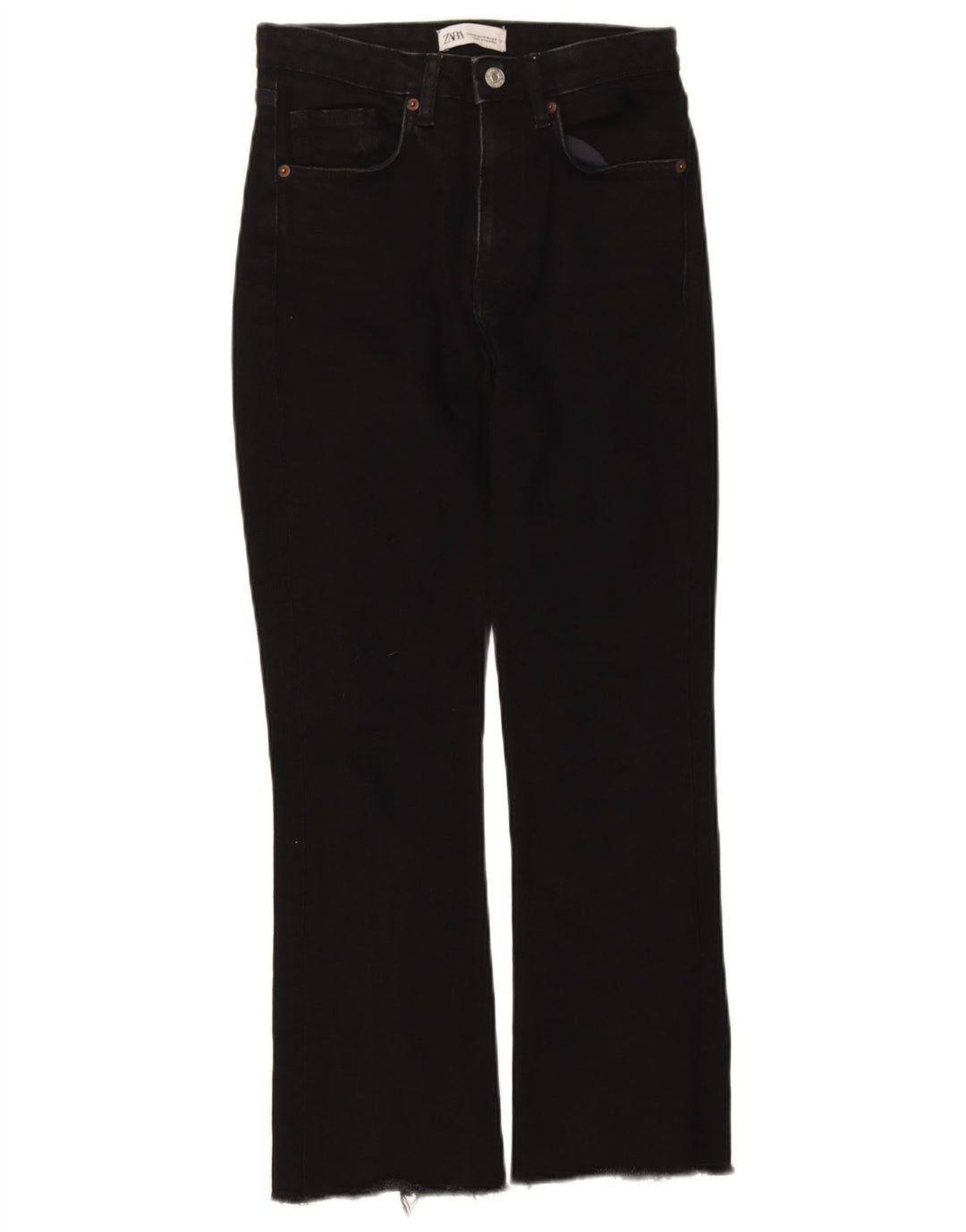 Zara Jean Bootcut Femme EU 34 2XS W24 L26 Noir
