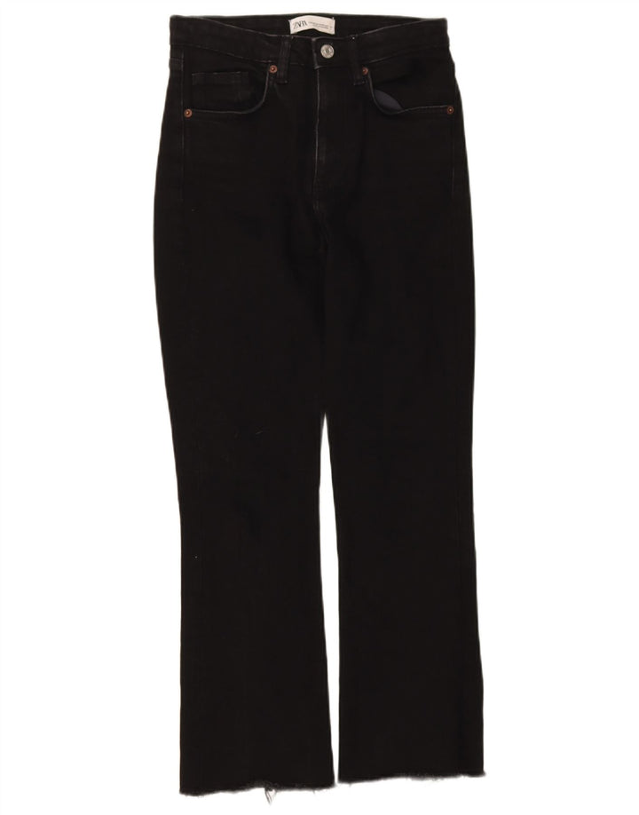 Zara Jean Bootcut Femme EU 34 2XS W24 L26 Noir
