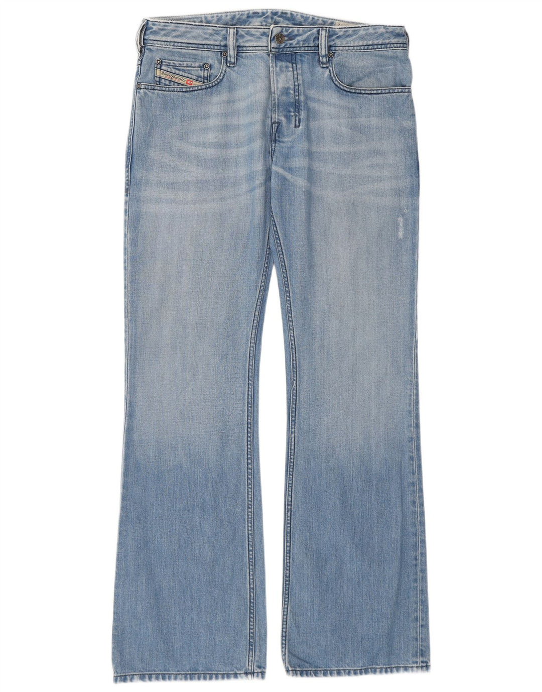 Diesel Jean Bootcut Zathan Homme W32 L32 Bleu Coton