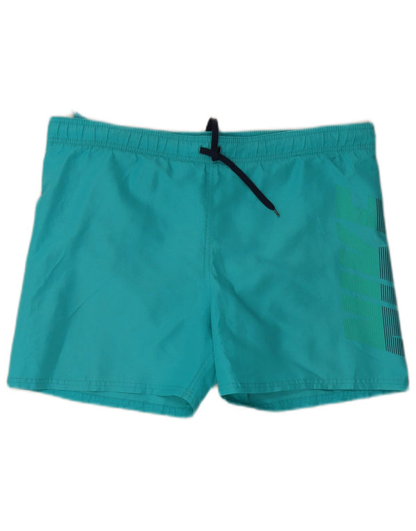 Short de bain graphique Nike Homme Bleu Moyen Polyester