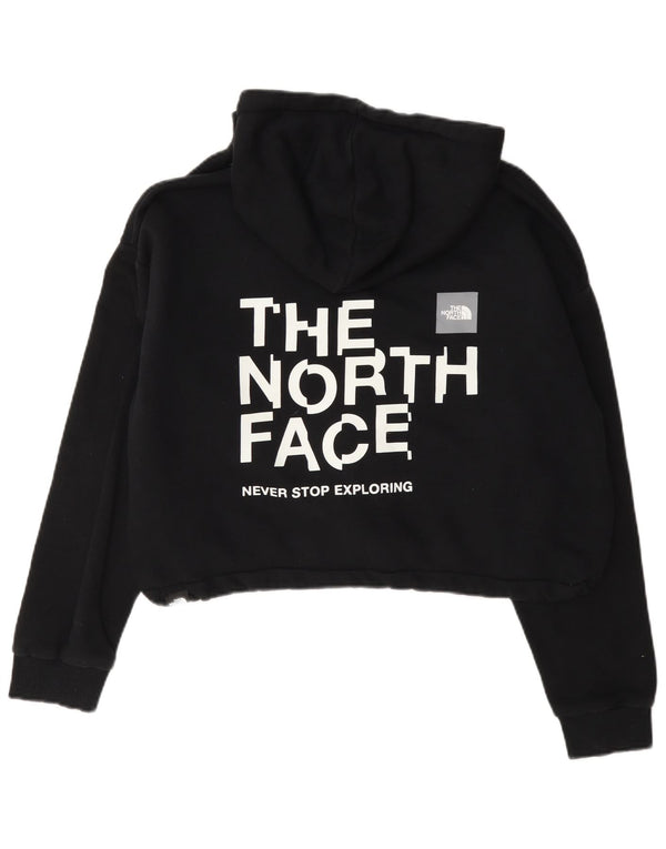 The North Face Pull à capuche court graphique pour femme UK 18 XL Noir