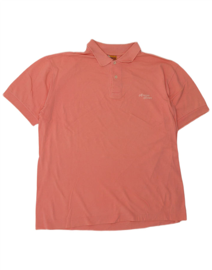 AMERICAN SYSTEM Polo Homme Grand Rose