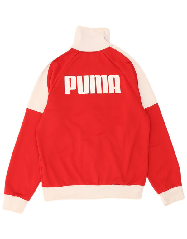 Puma Veste de Survêtement Graphique Fille 15-16 ans Rouge Colorblock