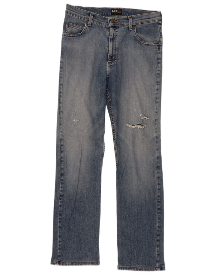 Lee Jean droit Brooklyn effet vieilli W33 L34 pour homme en coton bleu