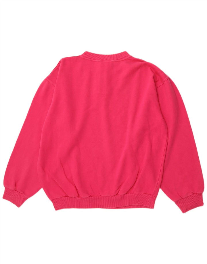 CROWN Sweat-Shirt Homme Rose Moyen Coton