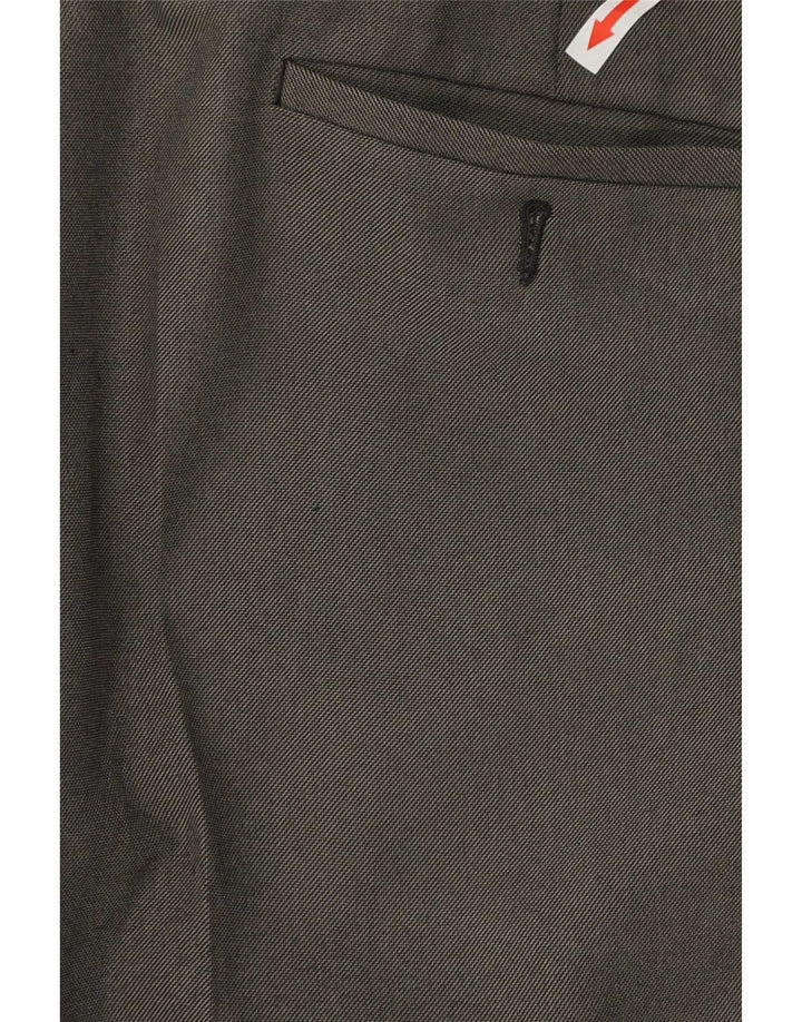 Marks & Spencer Pantalon de Costume Droit Homme W36 L29 Noir Polyester