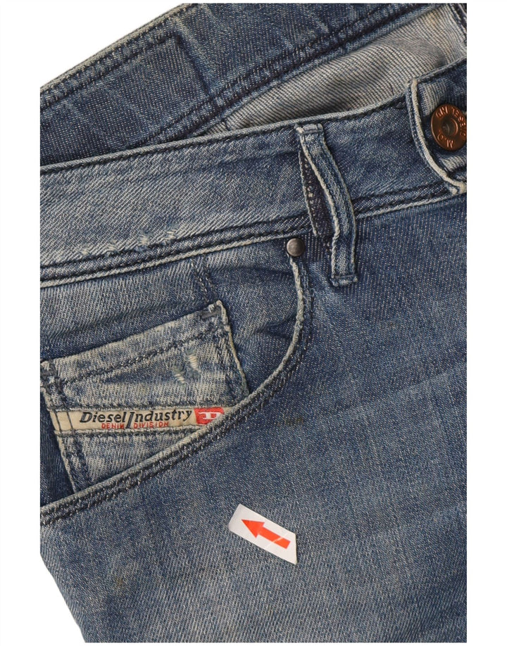 DIESEL Femme Nevy Jean Slim W30 L27 Bleu Coton