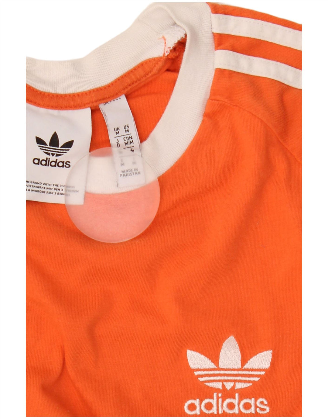 Adidas T-Shirt Homme Orange Moyen