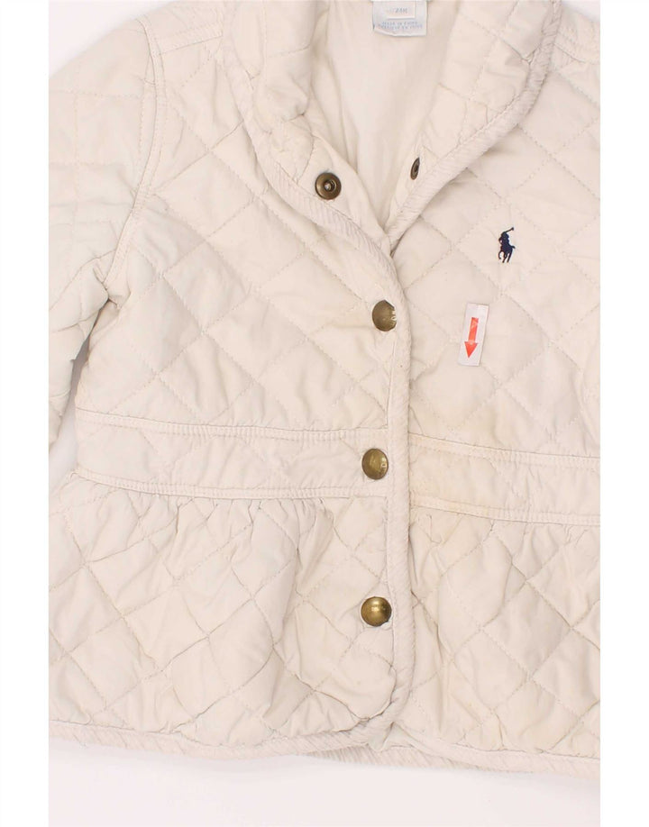 Ralph Lauren Veste matelassée bébé fille 18-24 mois Polyester blanc