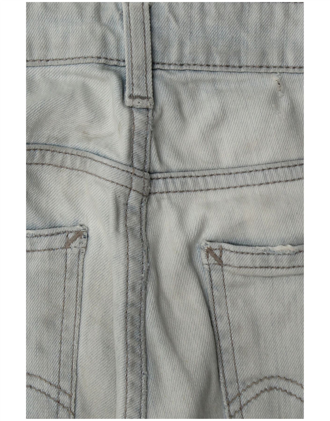 CARHARTT Bermuda Femme Denim W27 Petit Bleu Coton